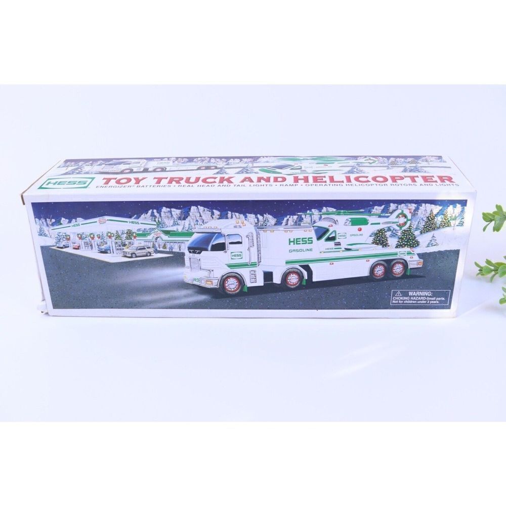 2006 HESS Toy Truck and Helicopter See Description